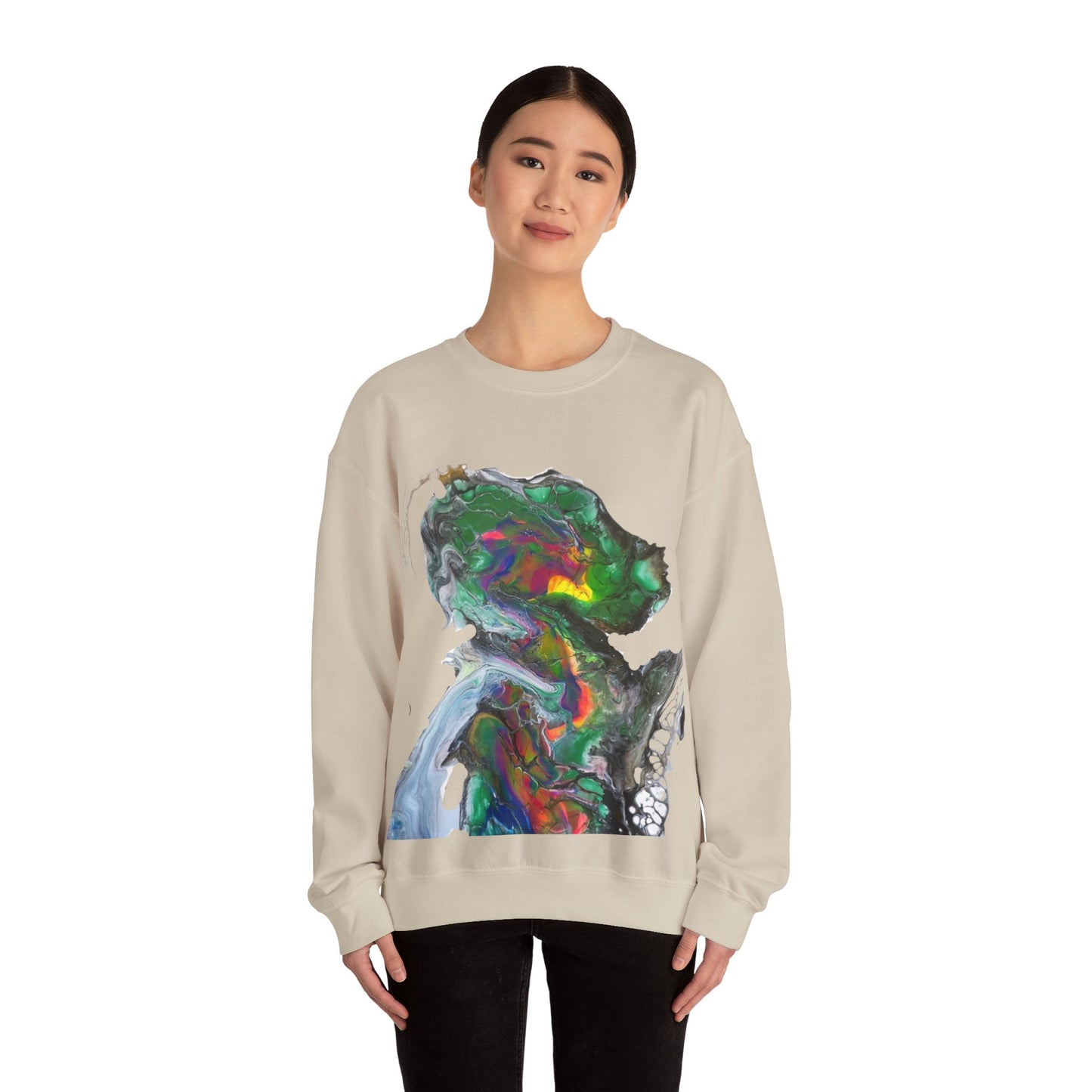 Indigo Warrior Green Alien Sweatshirt