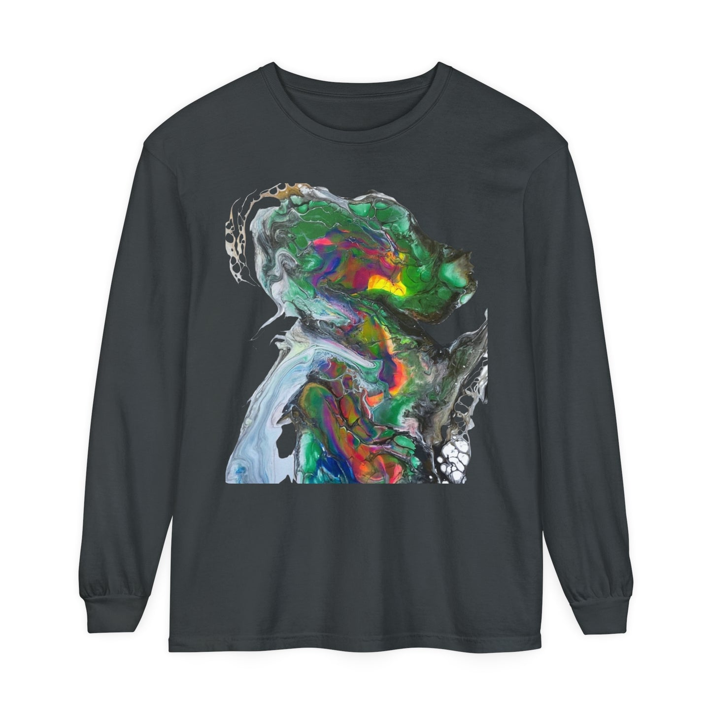 Indigo Warrior Green Alien Long Sleeve T-Shirt