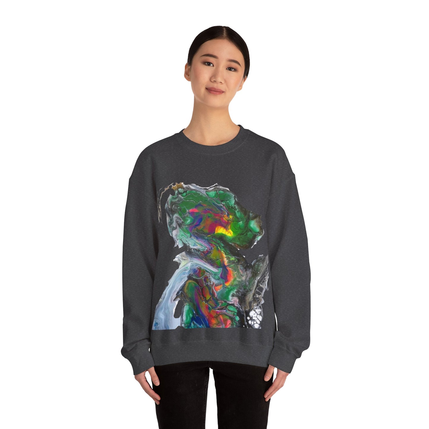 Indigo Warrior Green Alien Sweatshirt
