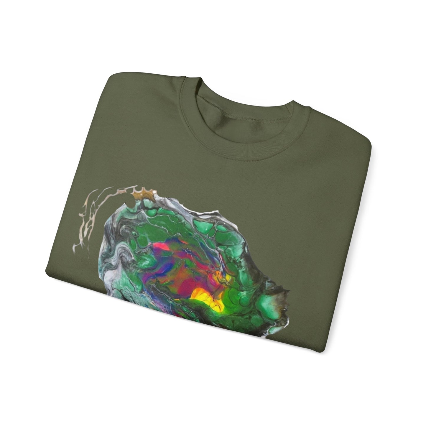 Indigo Warrior Green Alien Sweatshirt