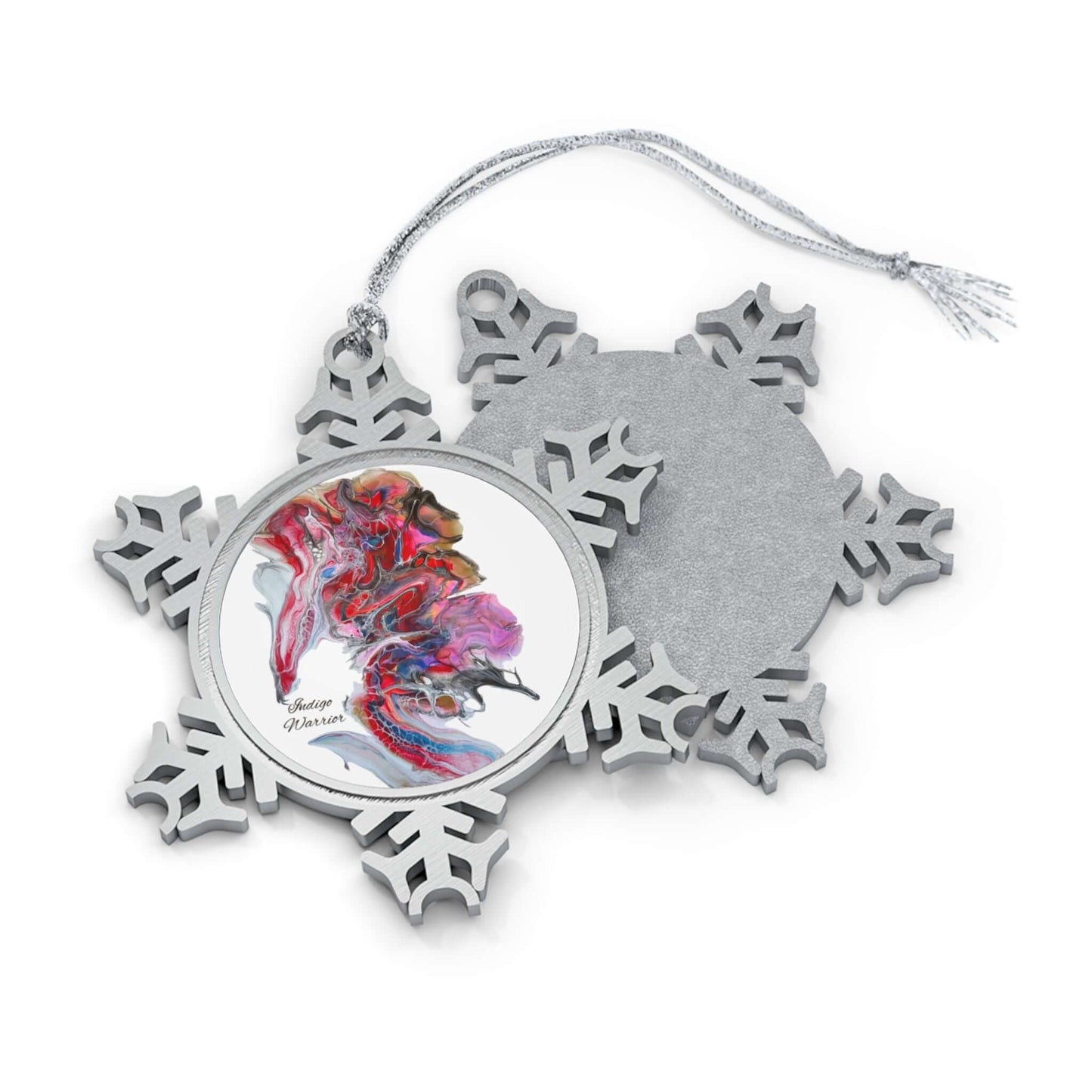 Ornament Pewter Snowflake 'Mumma Boon' Christmas Decoration