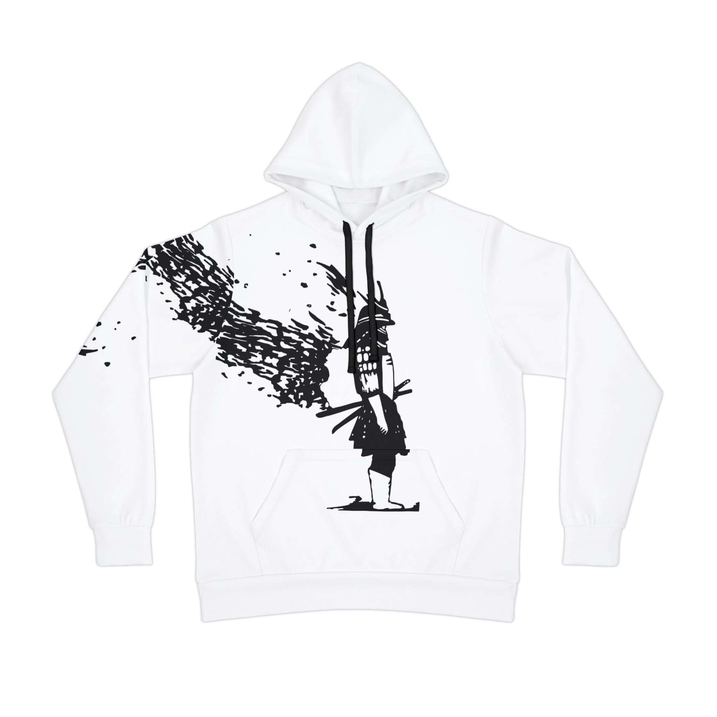 Samurai Warrior Crow Athletic Hoodie