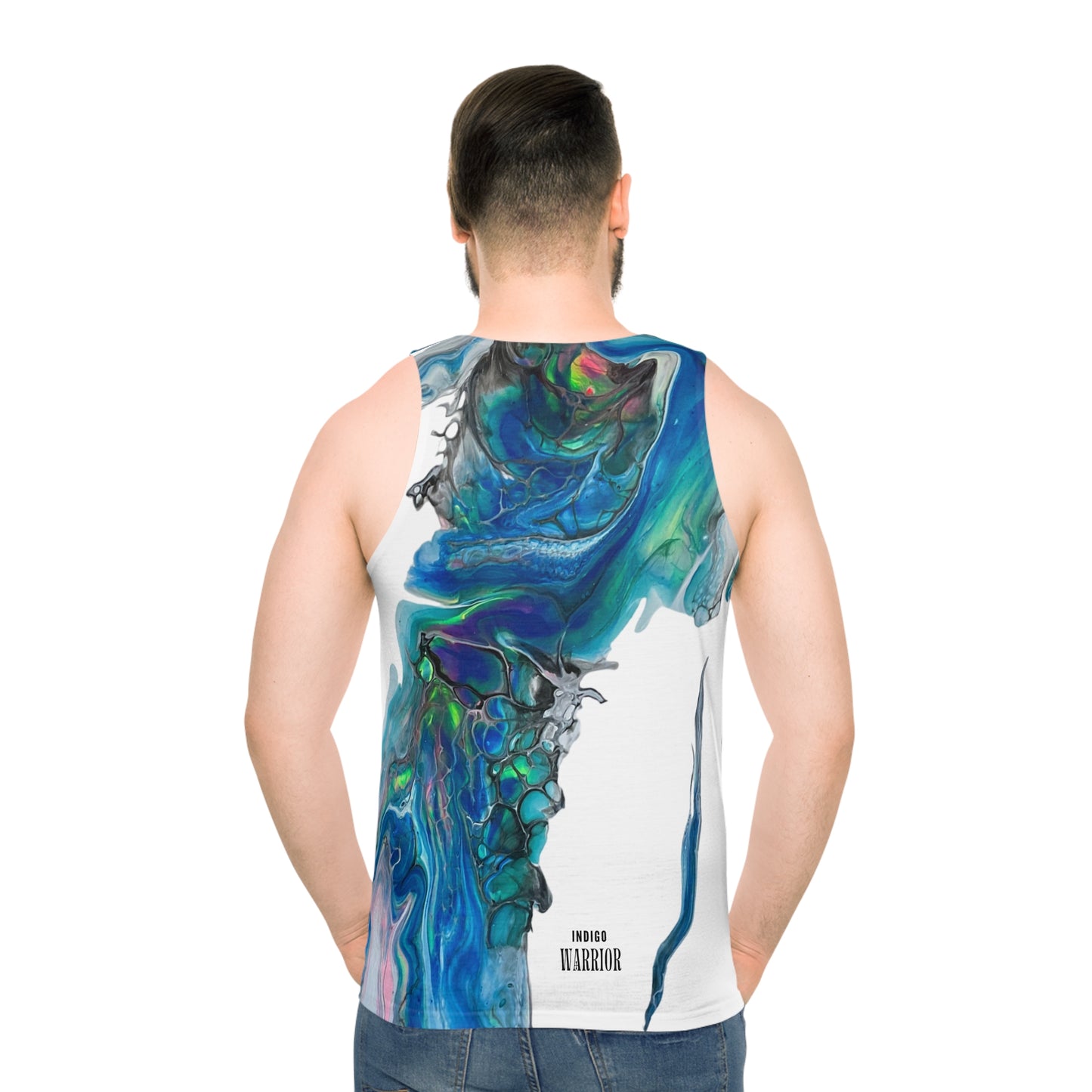 Fluid Art Print 'The Boot' Tank Top