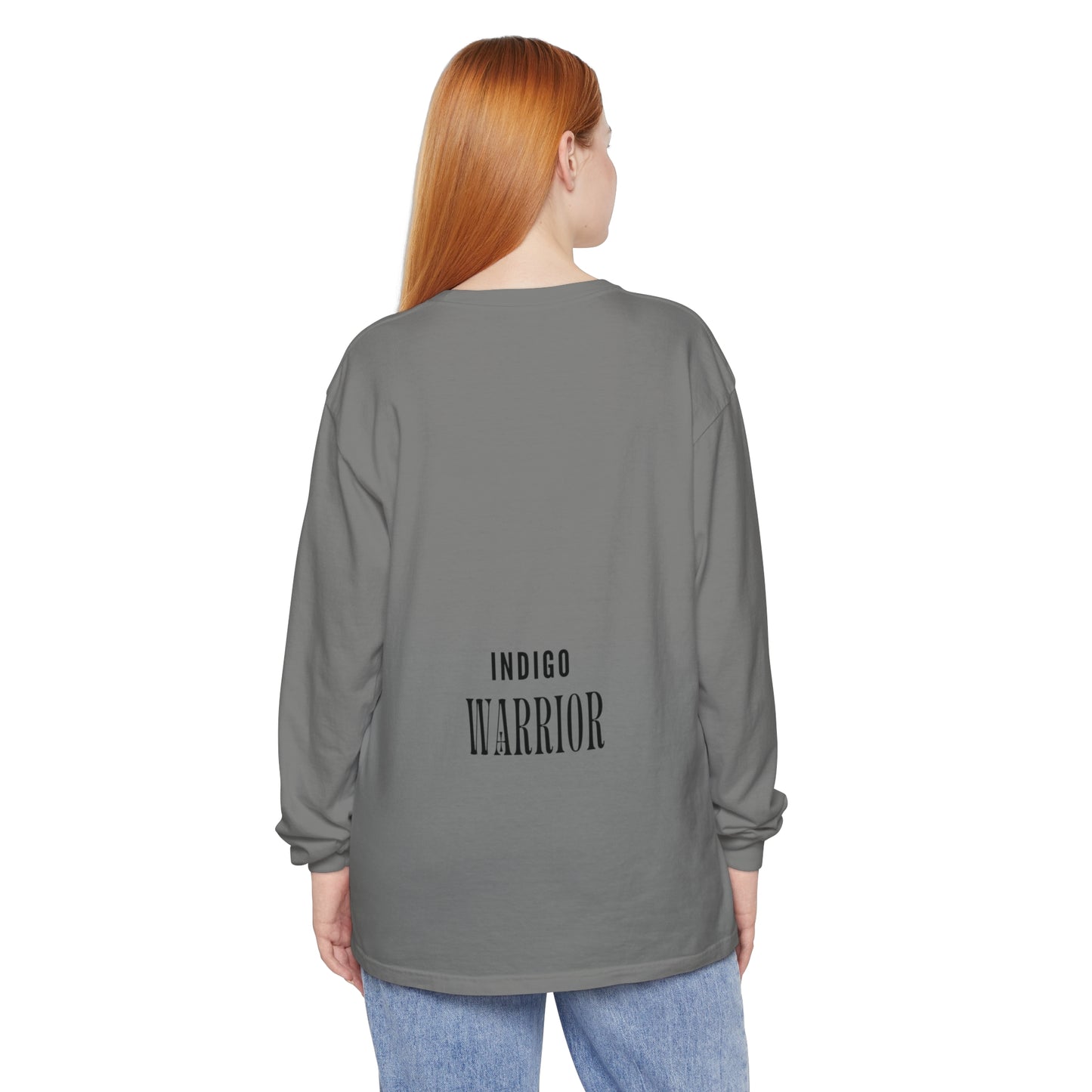 Indigo Warrior Green Alien Long Sleeve T-Shirt