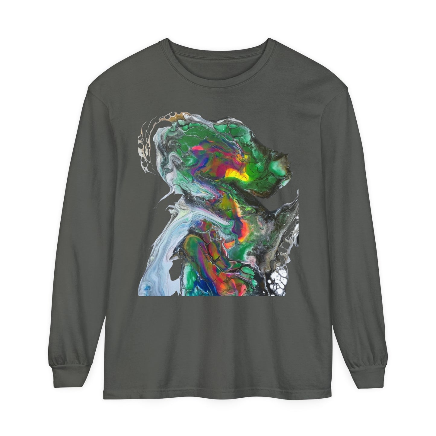 Indigo Warrior Green Alien Long Sleeve T-Shirt