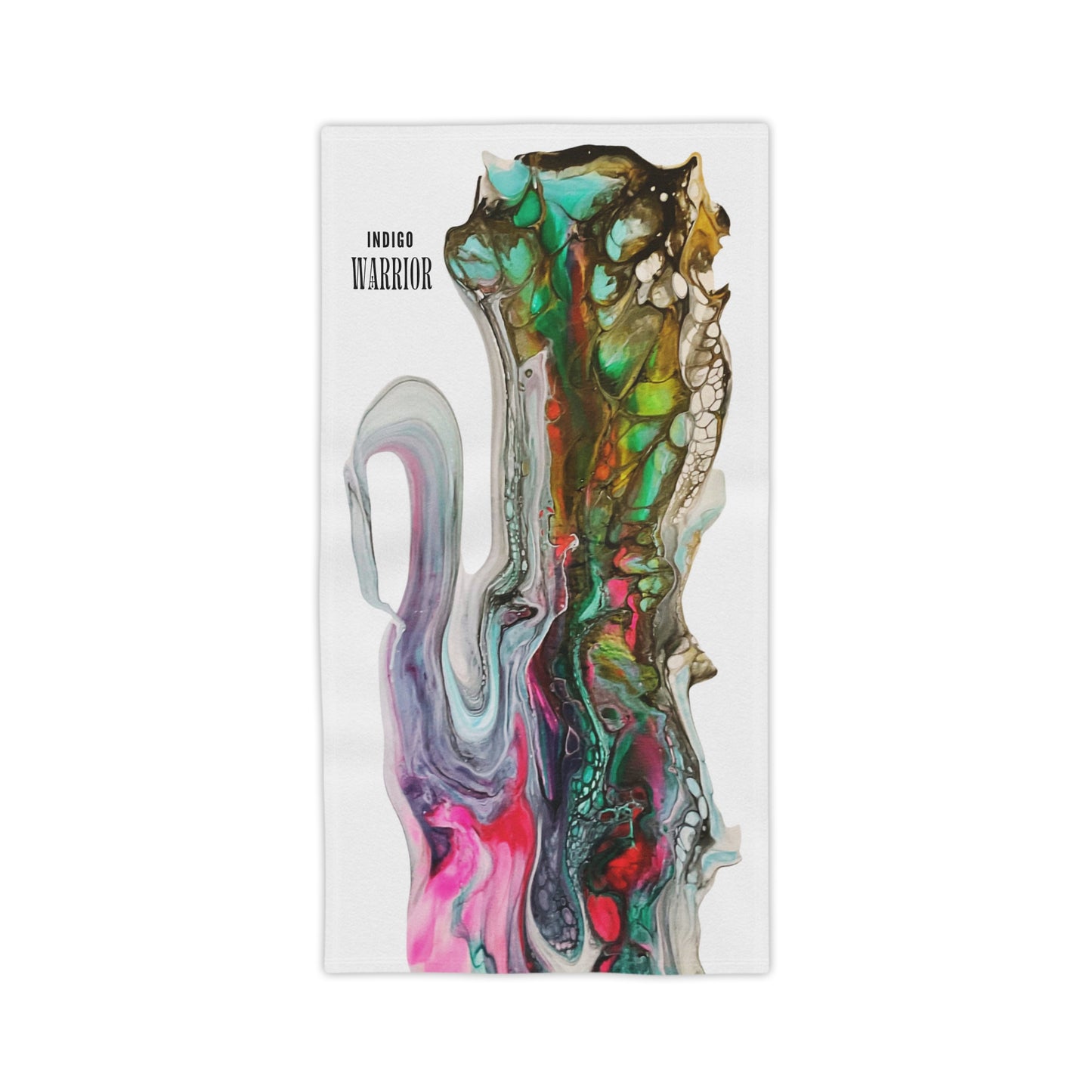 Indigo Warrior Beach Towel