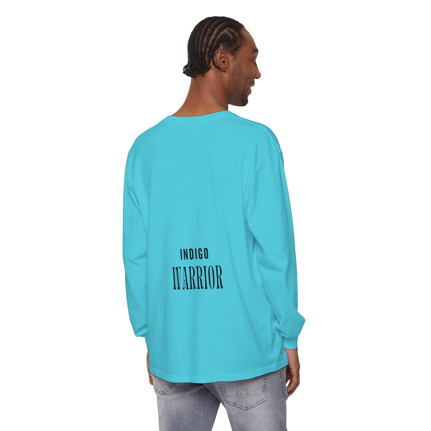 Indigo Warrior Green Alien Long Sleeve T-Shirt