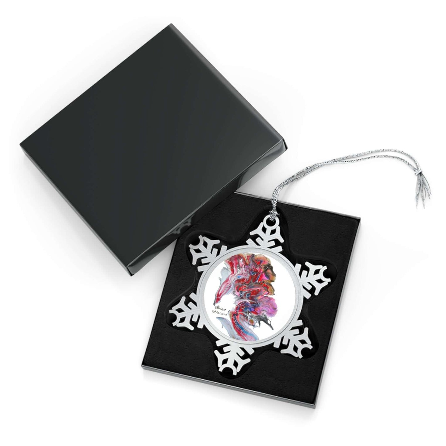 Ornament Pewter Snowflake 'Mumma Boon' Christmas Decoration