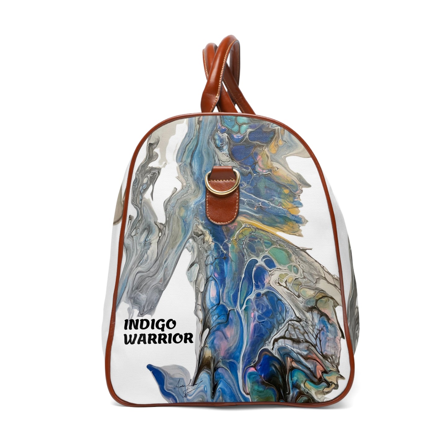 Travel Bag - 'The Artist' & 'Animal Medley' Indigo Warrior Arty Waterproof Bag
