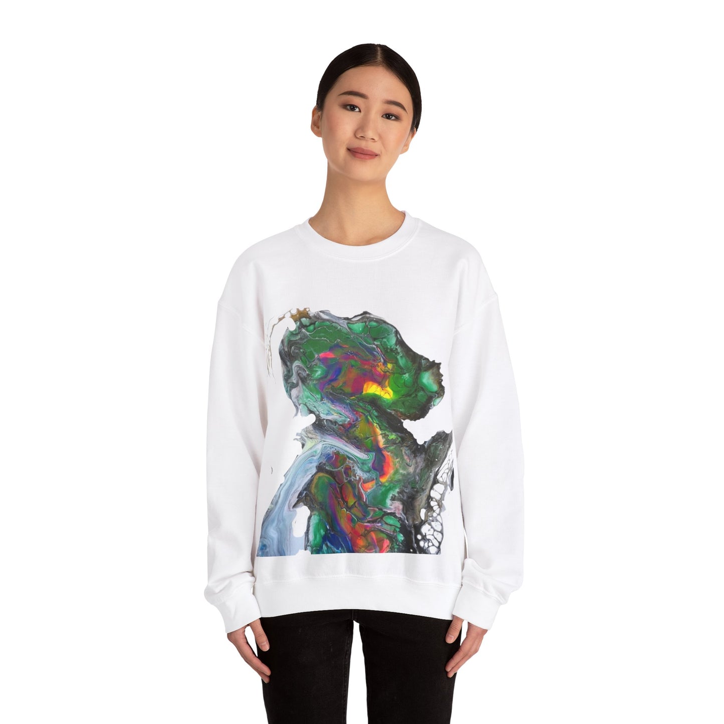 Indigo Warrior Green Alien Sweatshirt