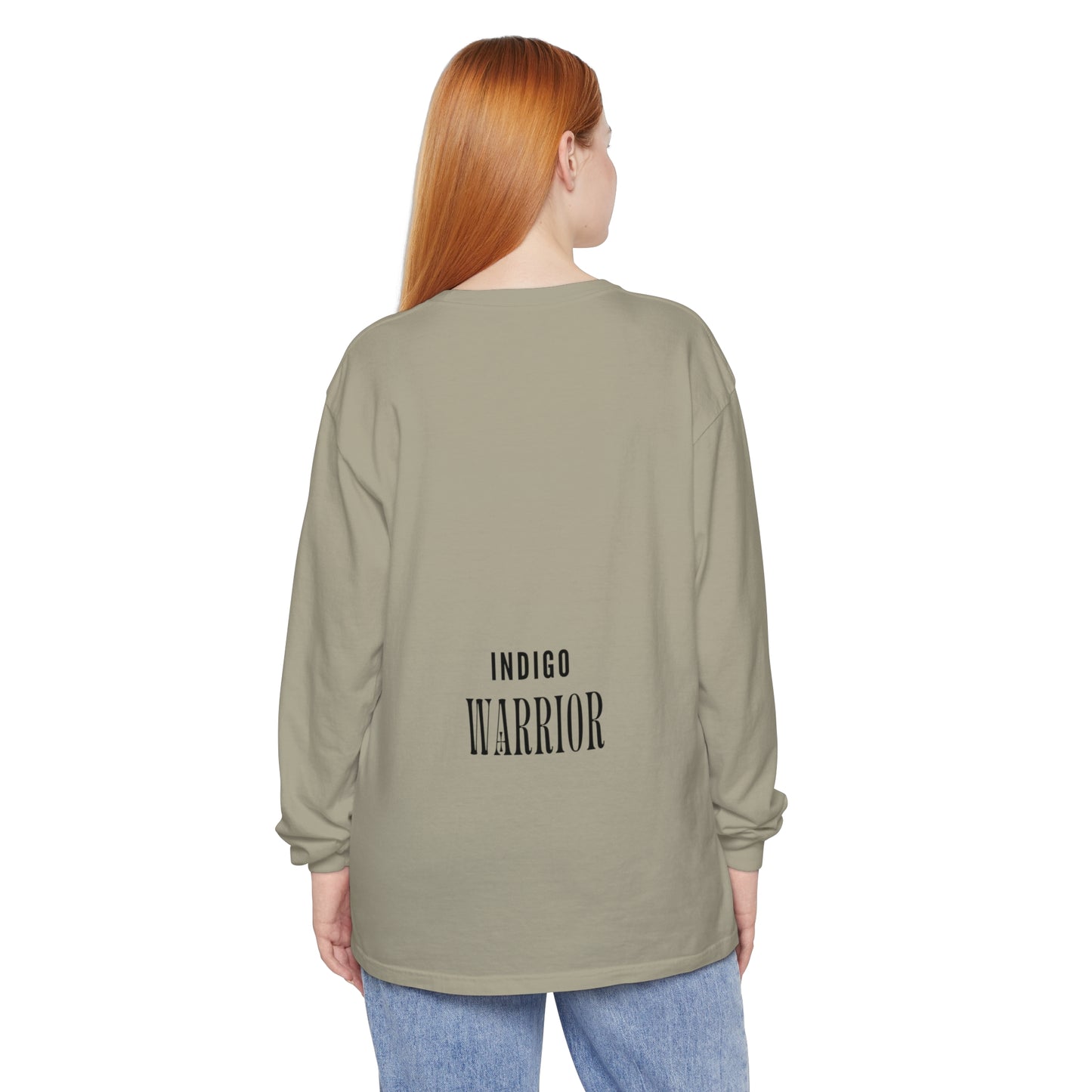 Indigo Warrior Green Alien Long Sleeve T-Shirt