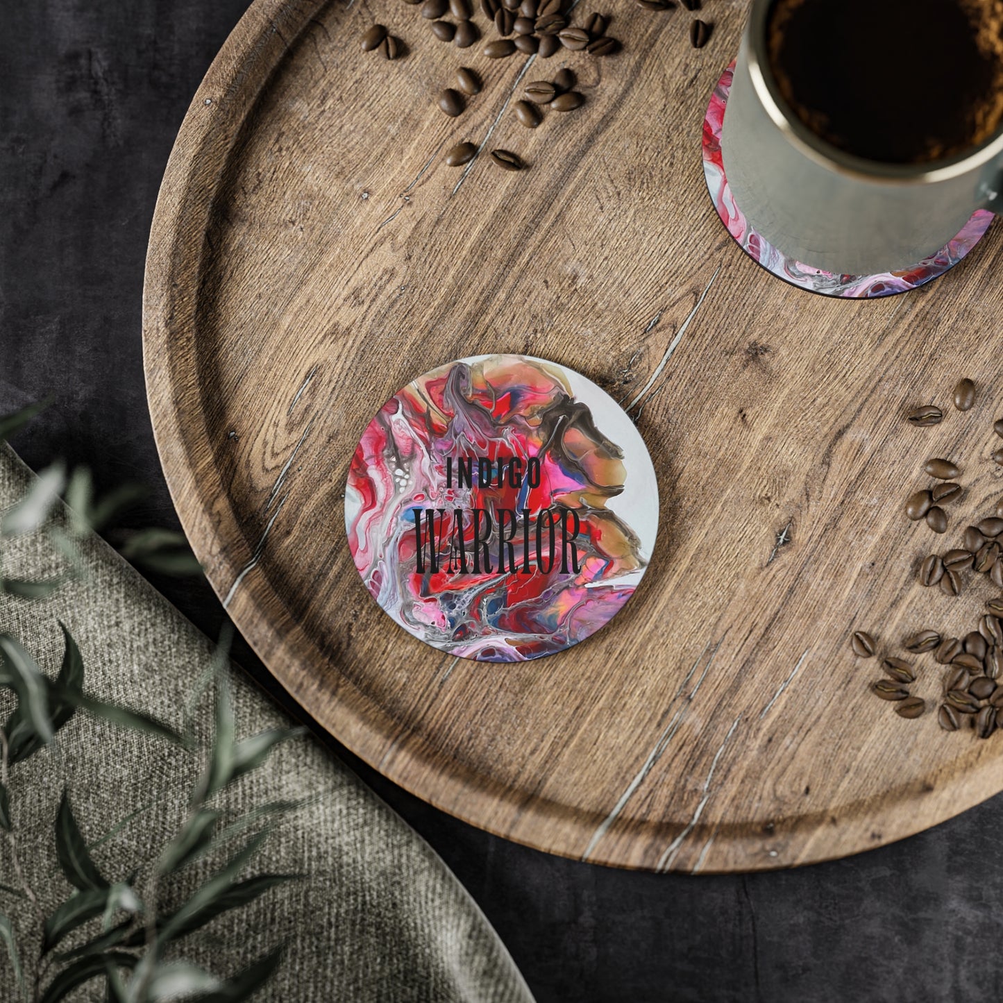 Fluid Art Coasters