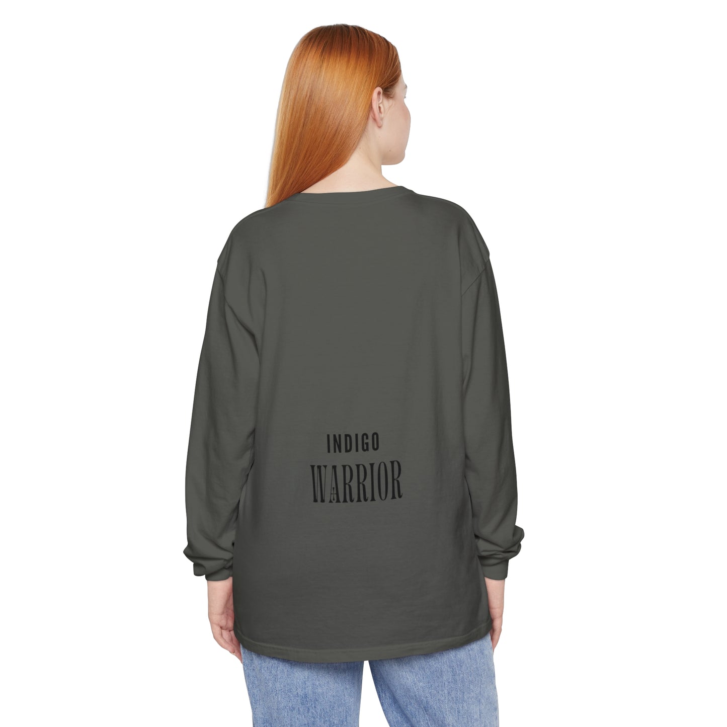 Indigo Warrior Green Alien Long Sleeve T-Shirt
