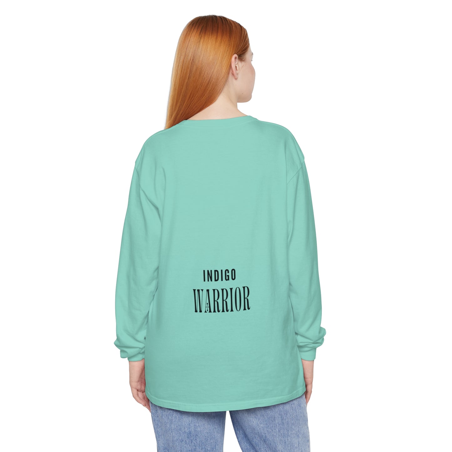 Indigo Warrior Green Alien Long Sleeve T-Shirt