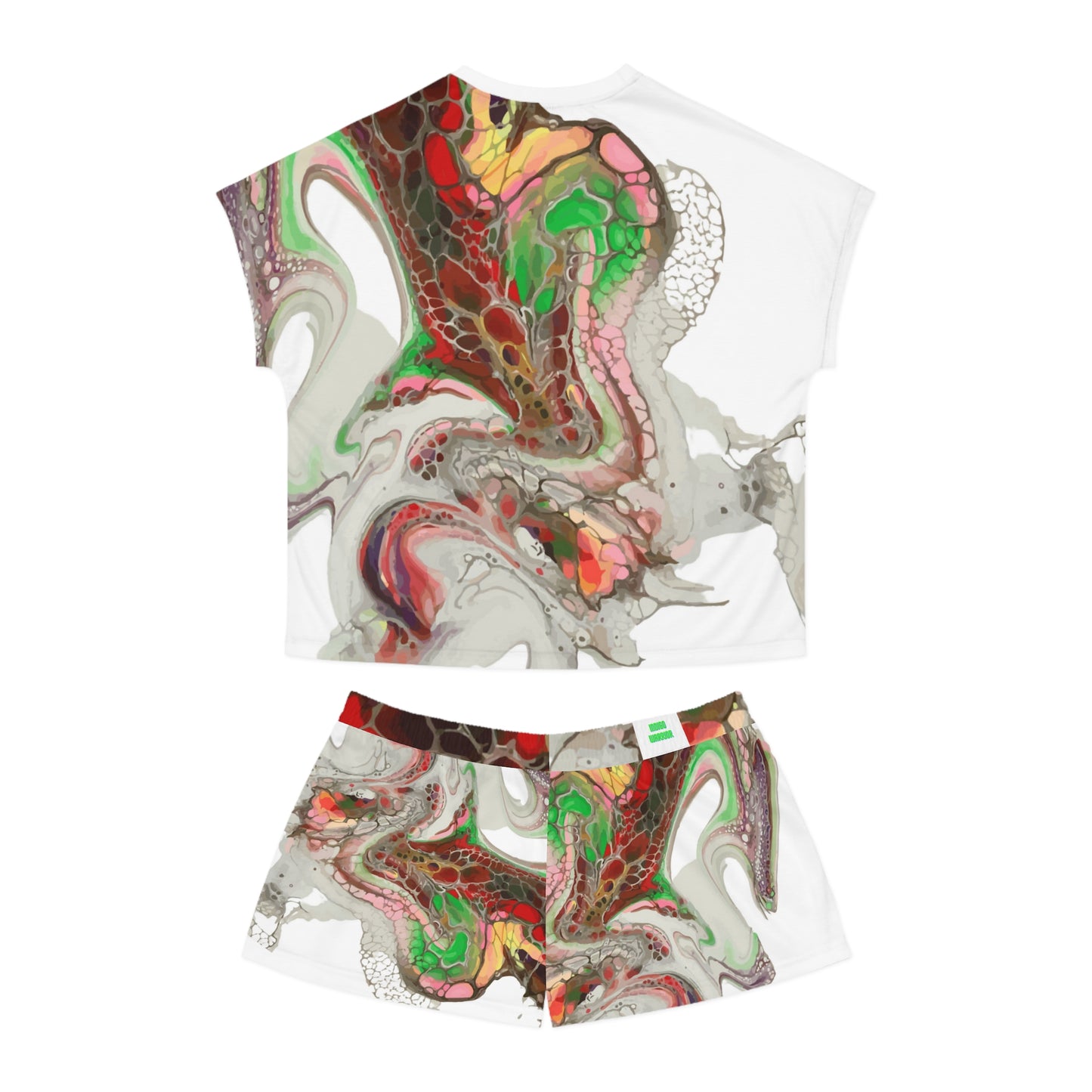 Women's Pajama Set - Bouncing Bunny Print
