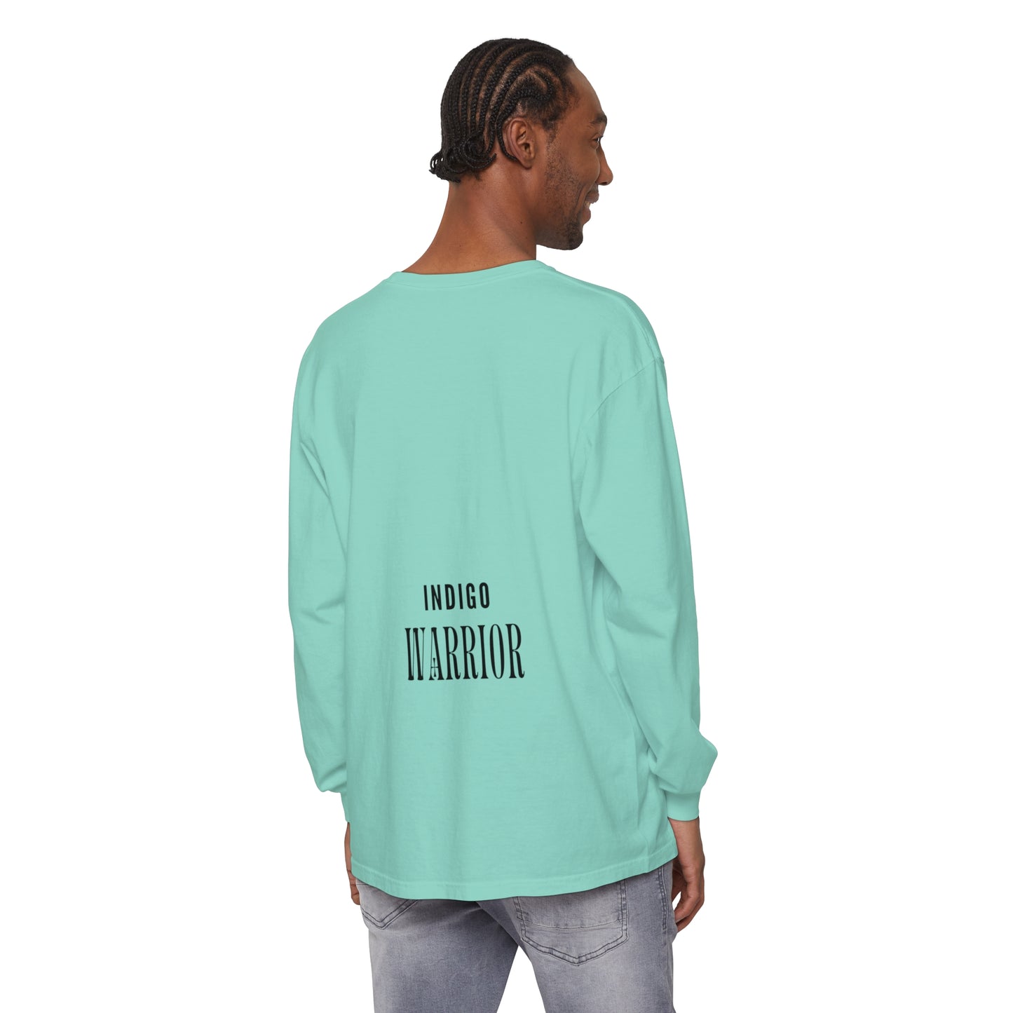Indigo Warrior Green Alien Long Sleeve T-Shirt