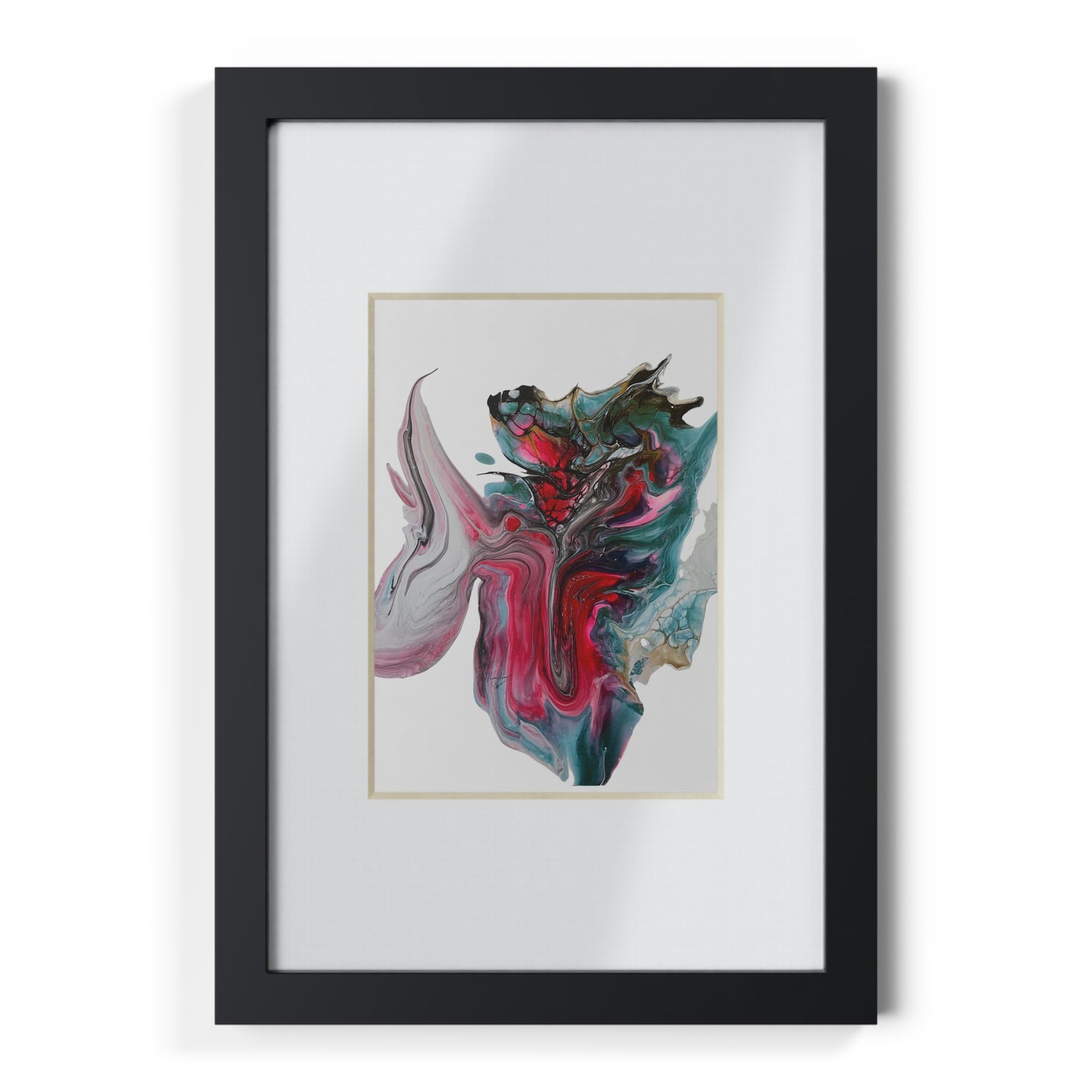 Framed prints, fluid art painting print