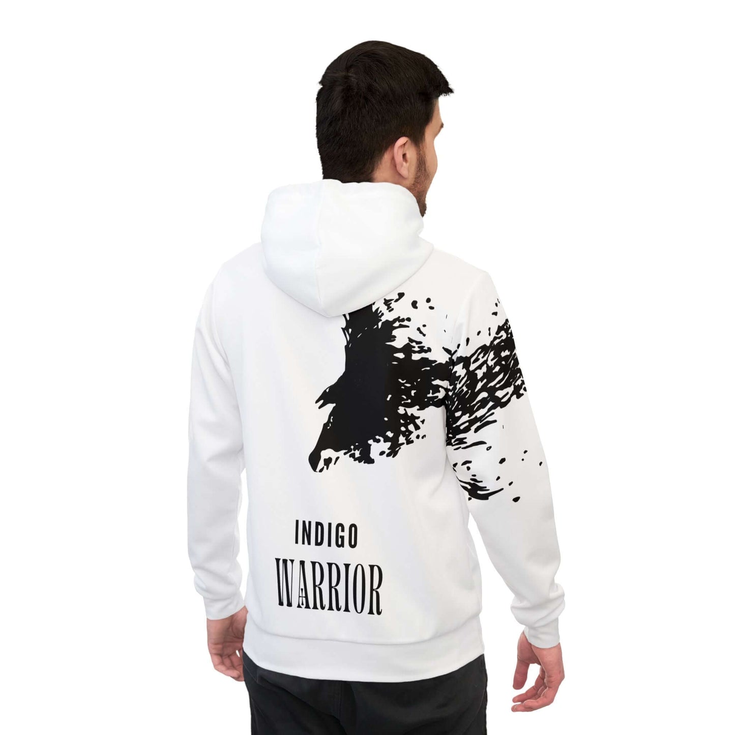 Samurai Warrior Crow Athletic Hoodie