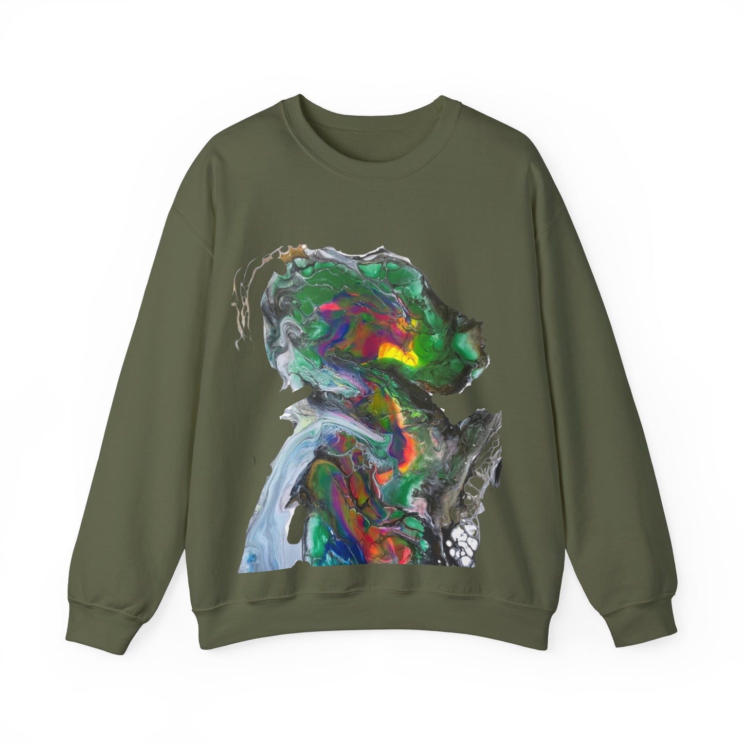 Indigo Warrior Green Alien Sweatshirt