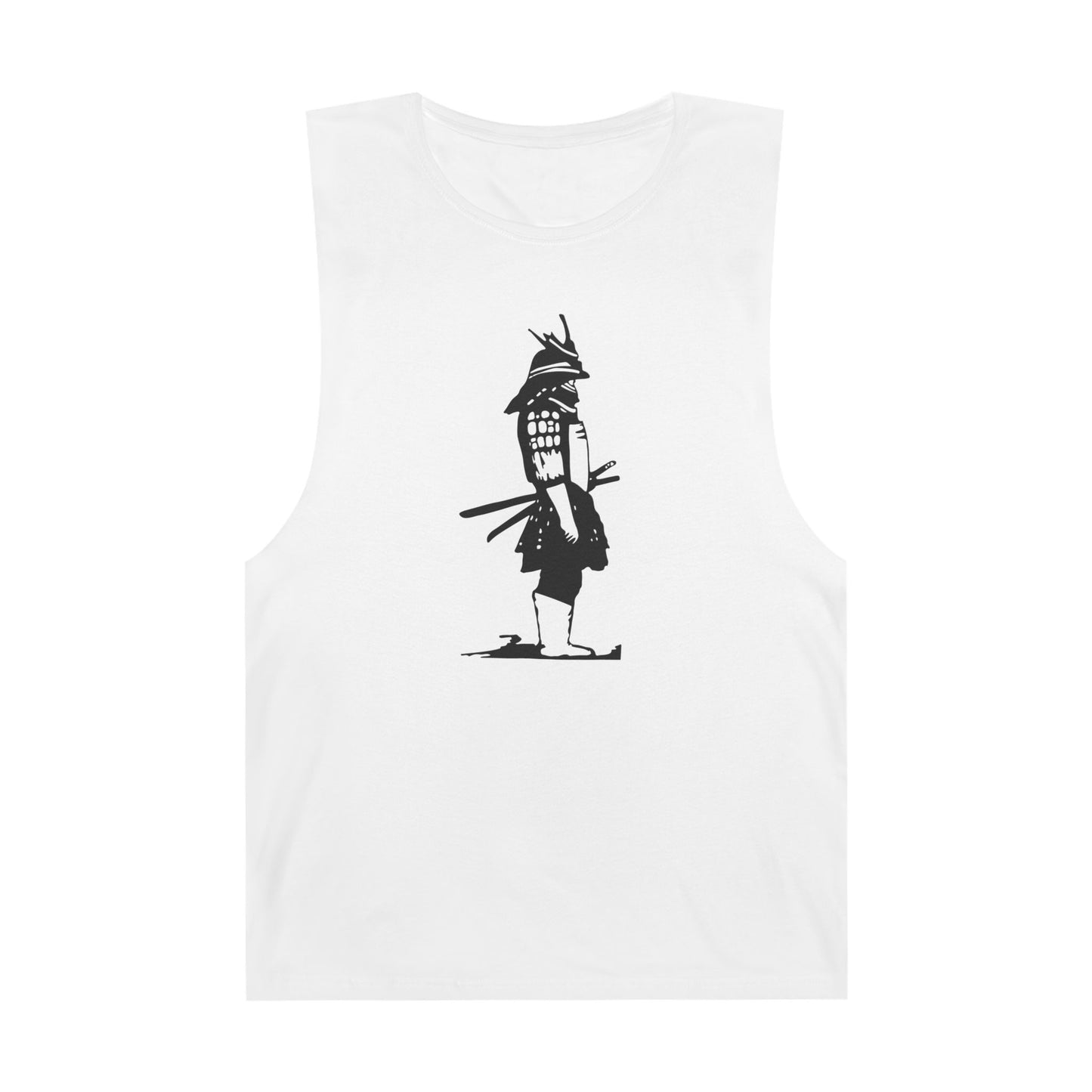 Unisex Tank - Samurai Print Indigo Warrior Tank