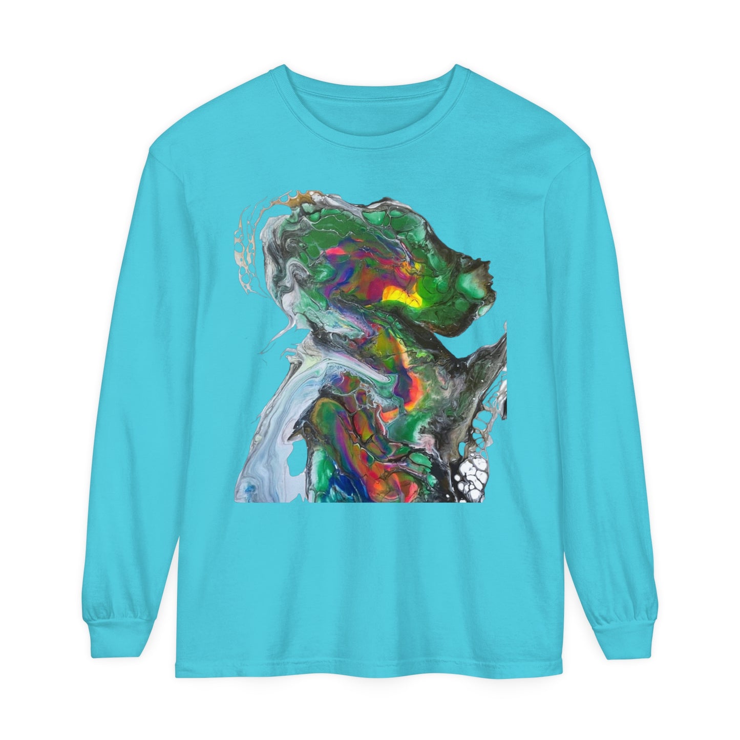 Indigo Warrior Green Alien Long Sleeve T-Shirt