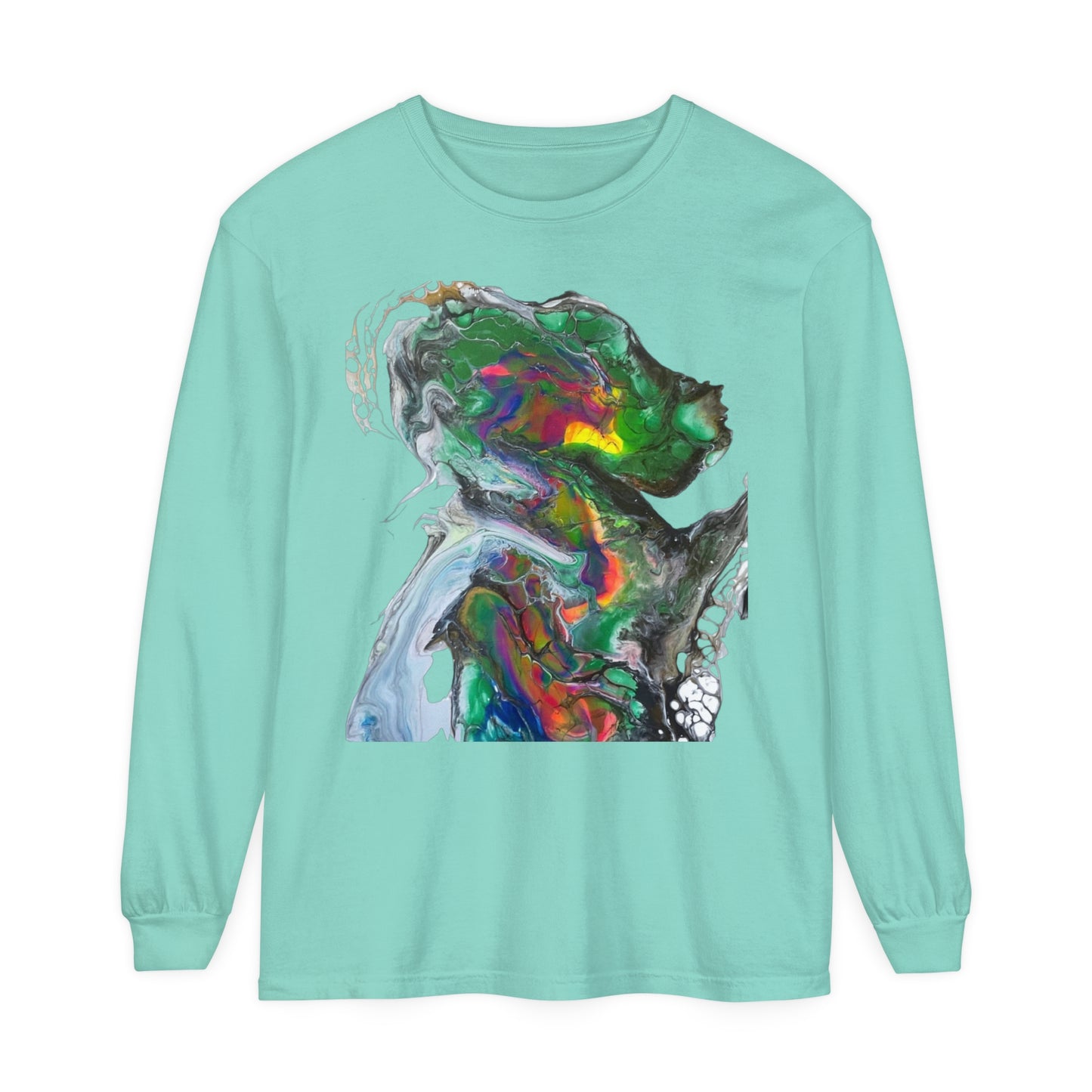 Indigo Warrior Green Alien Long Sleeve T-Shirt