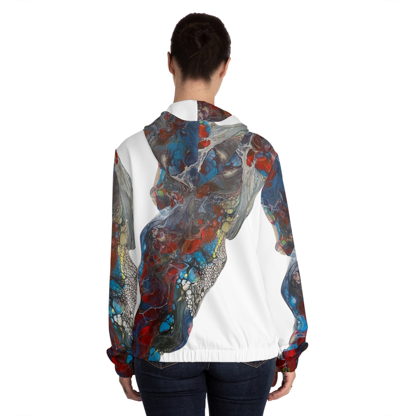 Indigo Warrior Full-Zip Hoodie
