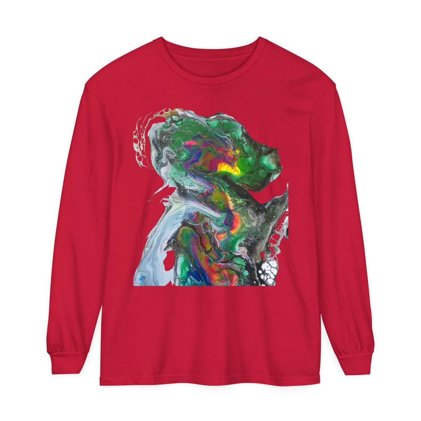 Indigo Warrior Green Alien Long Sleeve T-Shirt