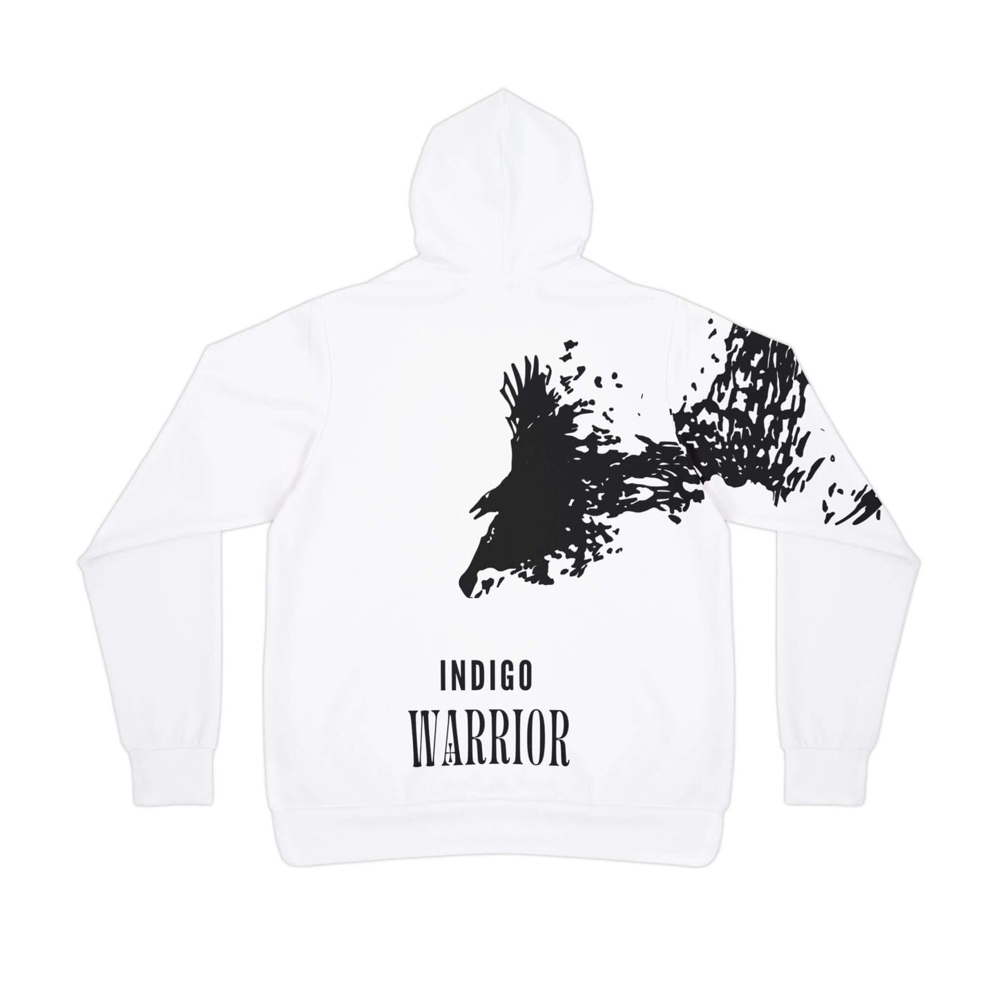 Samurai Warrior Crow Athletic Hoodie