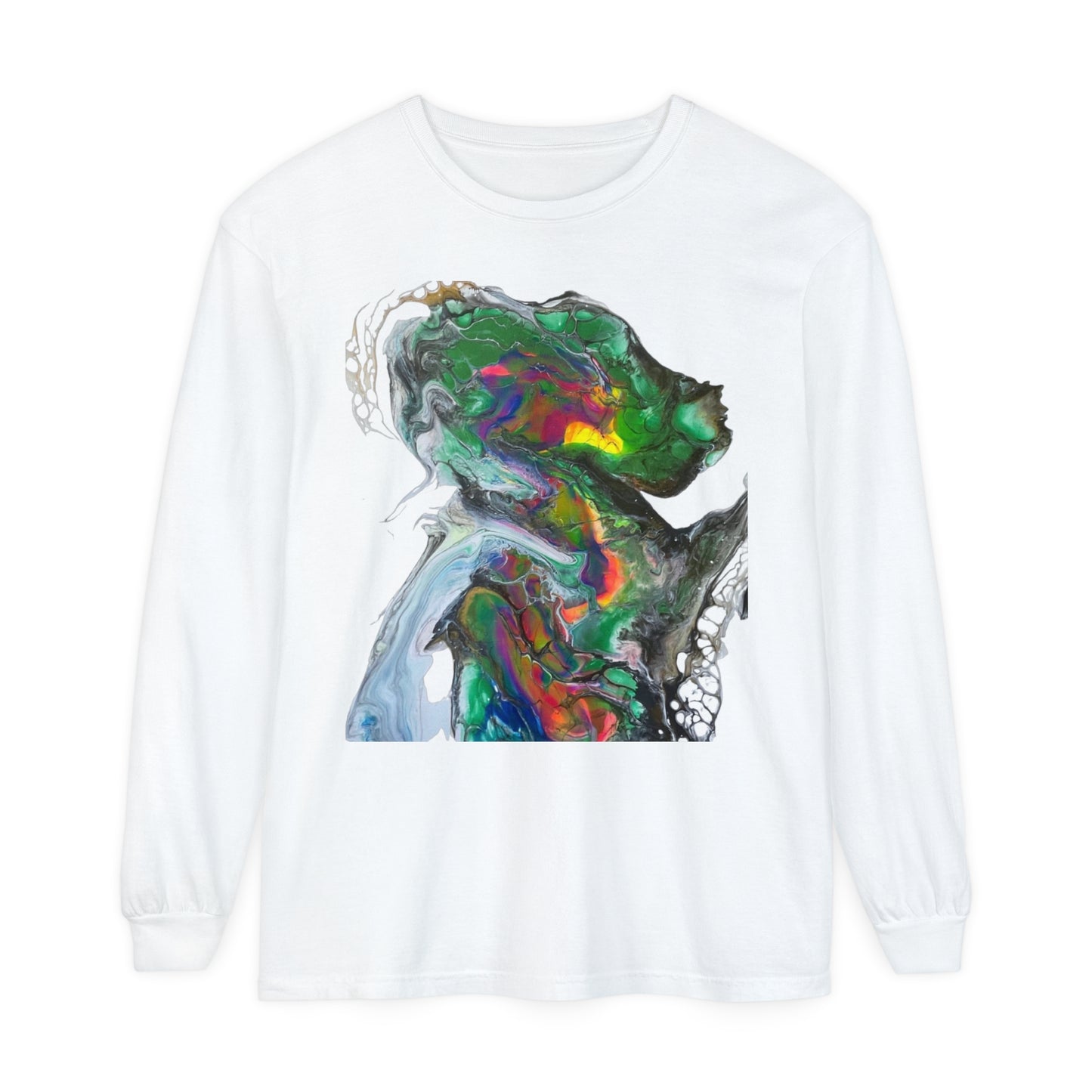 Indigo Warrior Green Alien Long Sleeve T-Shirt