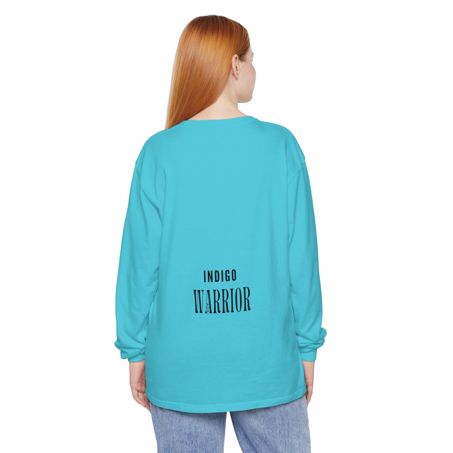 Indigo Warrior Green Alien Long Sleeve T-Shirt