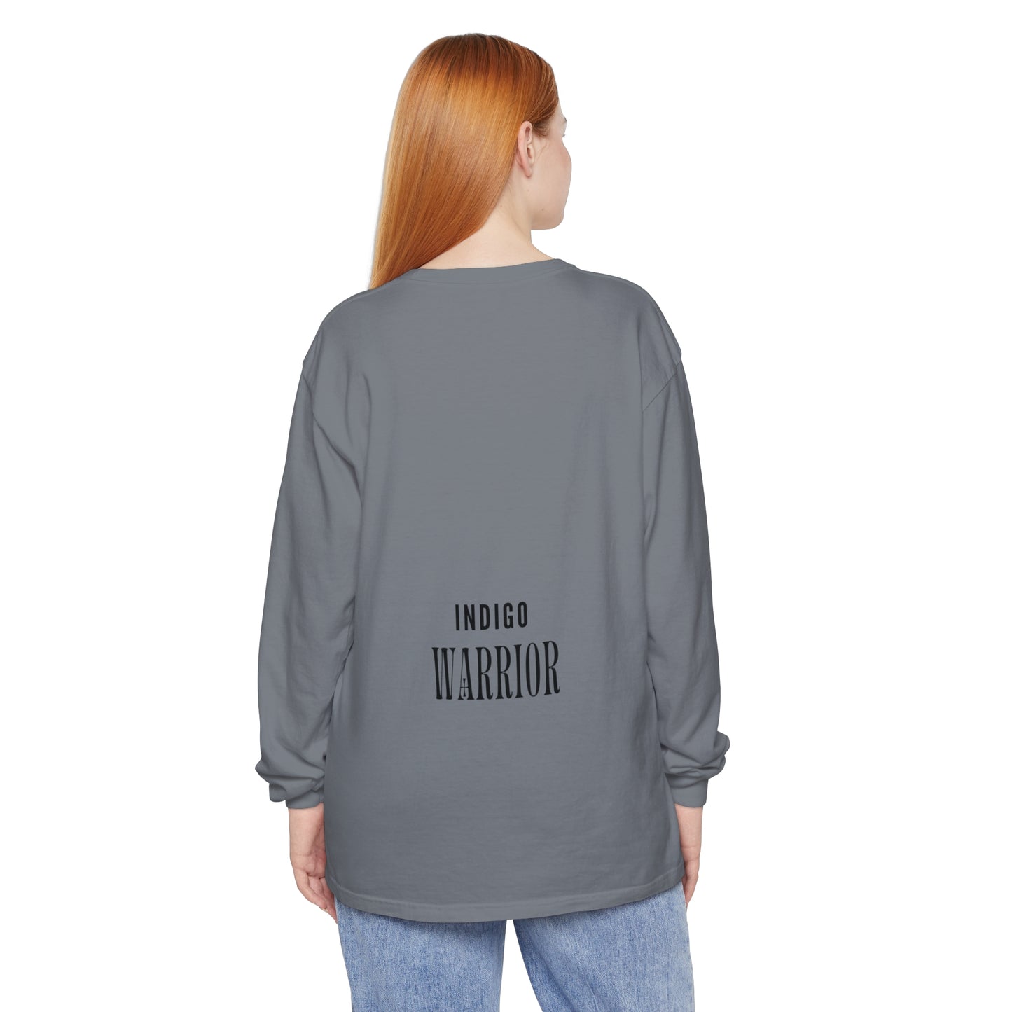 Indigo Warrior Green Alien Long Sleeve T-Shirt
