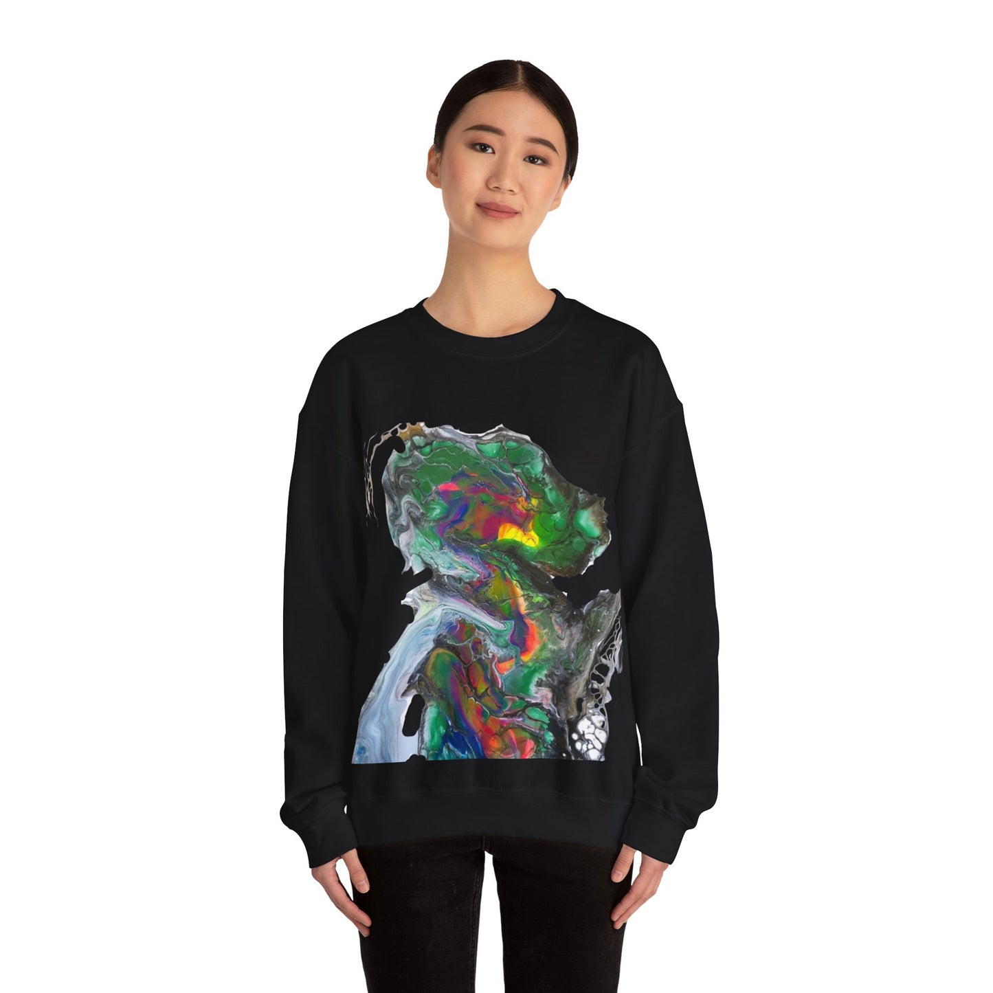 Indigo Warrior Green Alien Sweatshirt