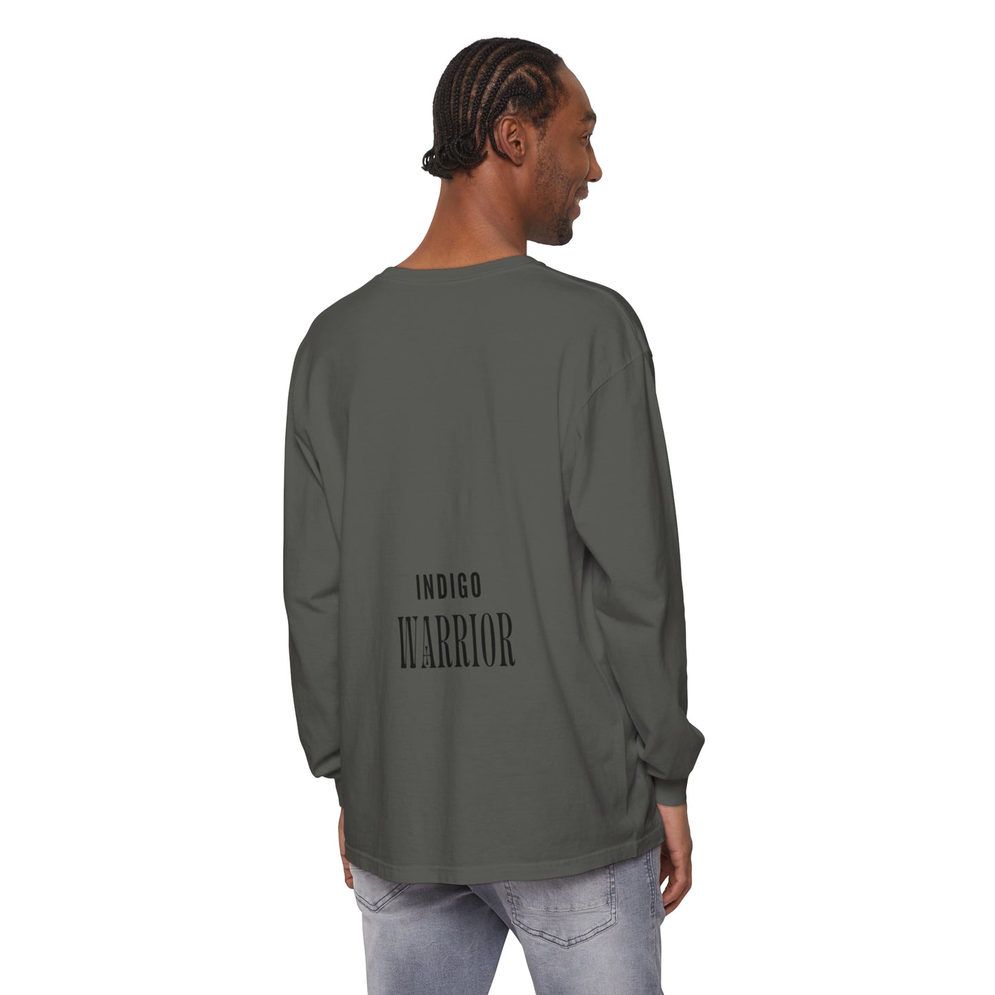 Indigo Warrior Green Alien Long Sleeve T-Shirt