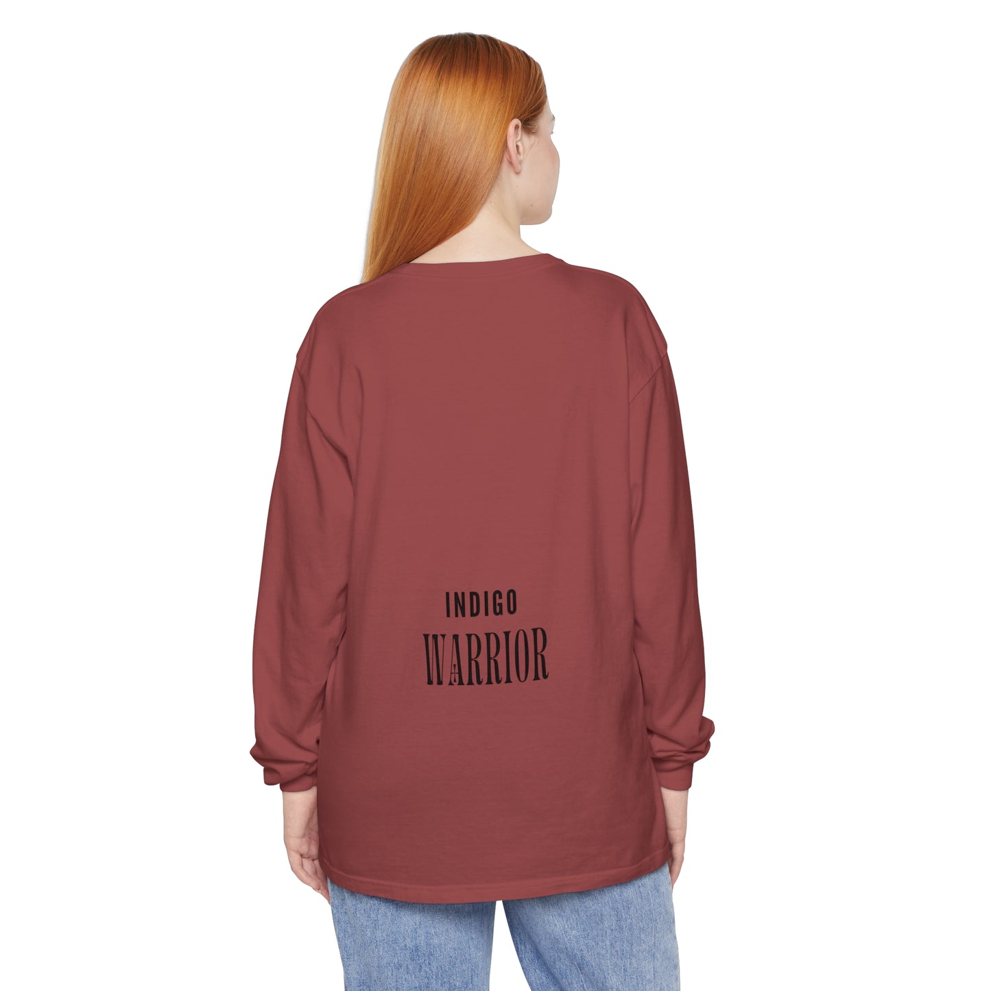 Indigo Warrior Green Alien Long Sleeve T-Shirt