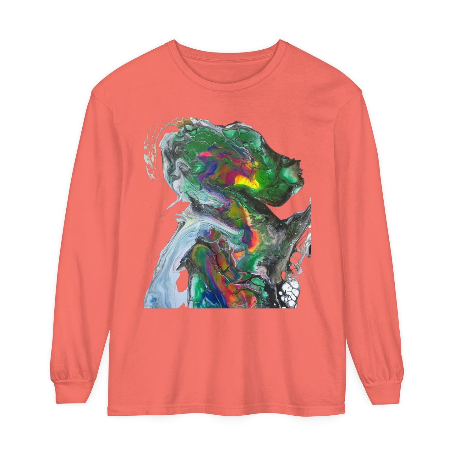Indigo Warrior Green Alien Long Sleeve T-Shirt