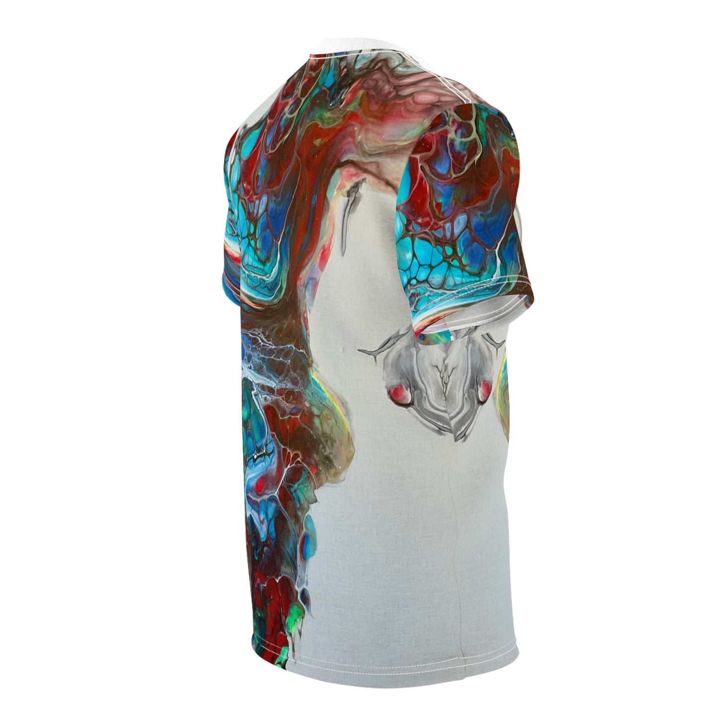 Fluid art ‘dragon’ t -shirt