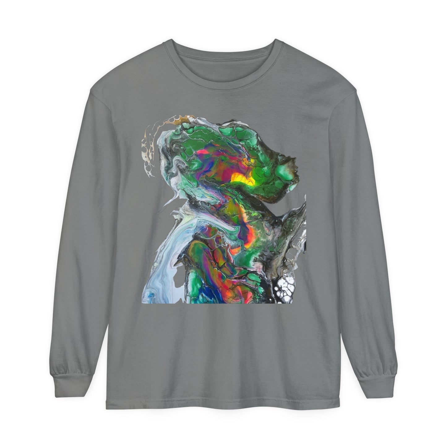 Indigo Warrior Green Alien Long Sleeve T-Shirt