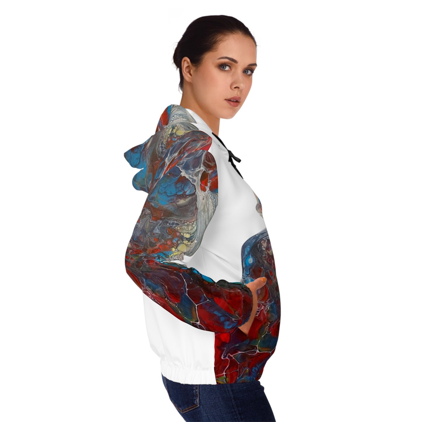 Indigo Warrior Full-Zip Hoodie