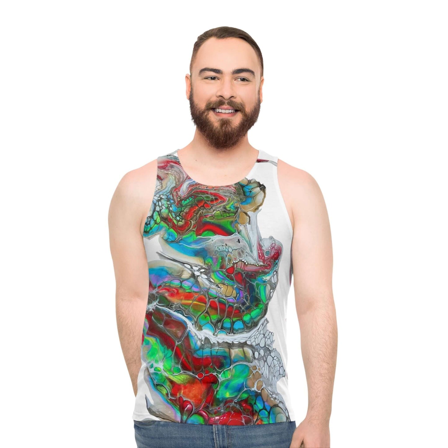 Fluid Art Bunny Springs Tank Top