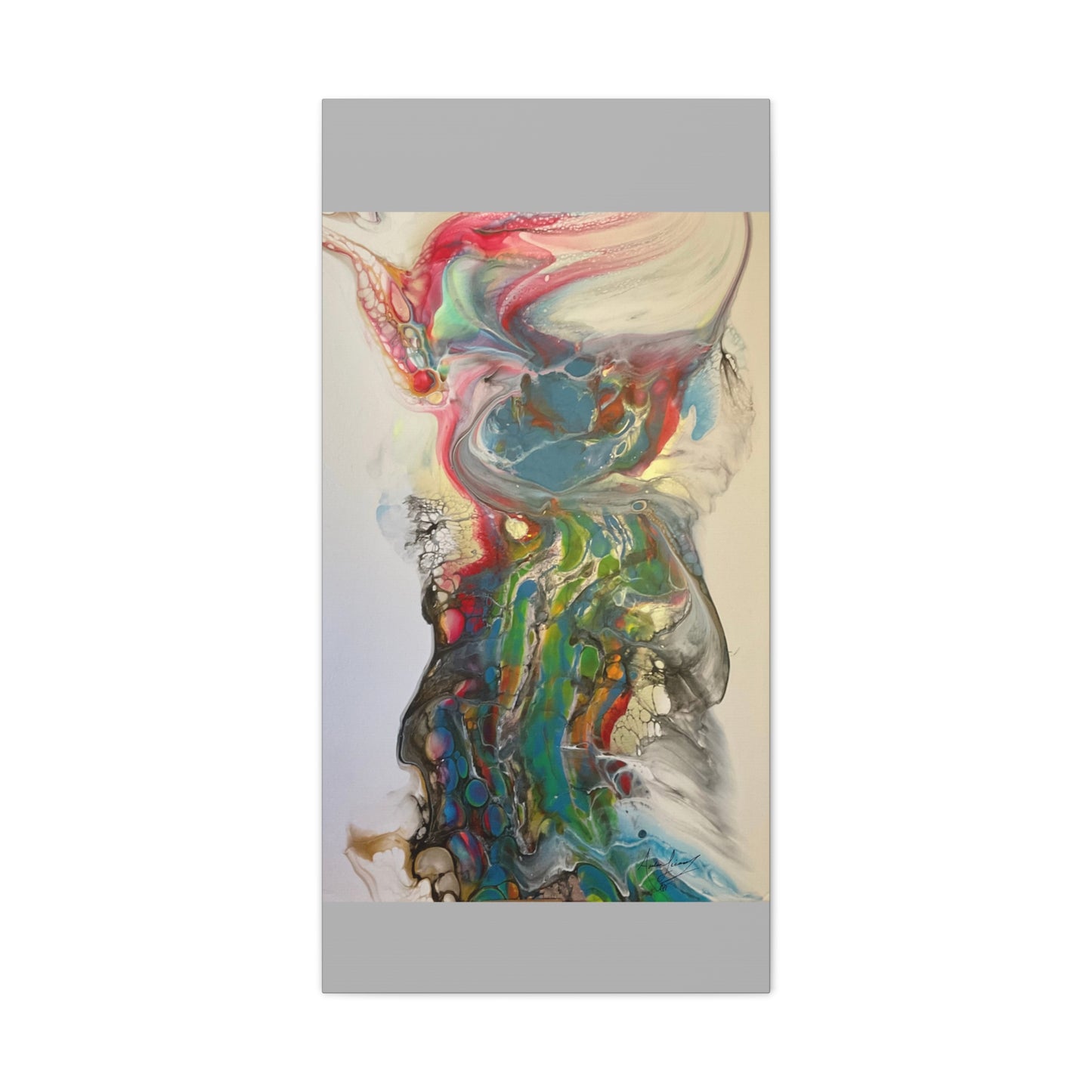 Impression sur toile - Impression fluide « Miss Rhino »