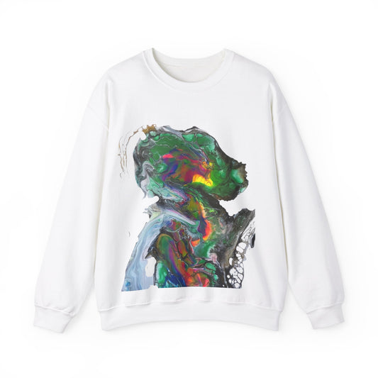 Indigo Warrior Green Alien Sweatshirt