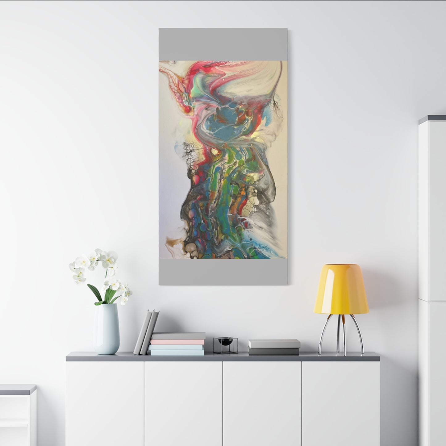 Impression sur toile - Impression fluide « Miss Rhino »