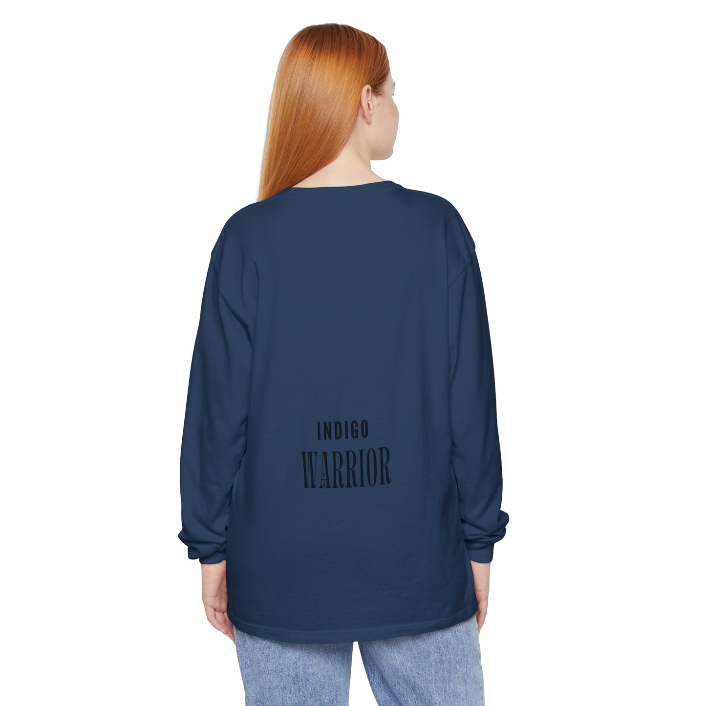 Indigo Warrior Green Alien Long Sleeve T-Shirt