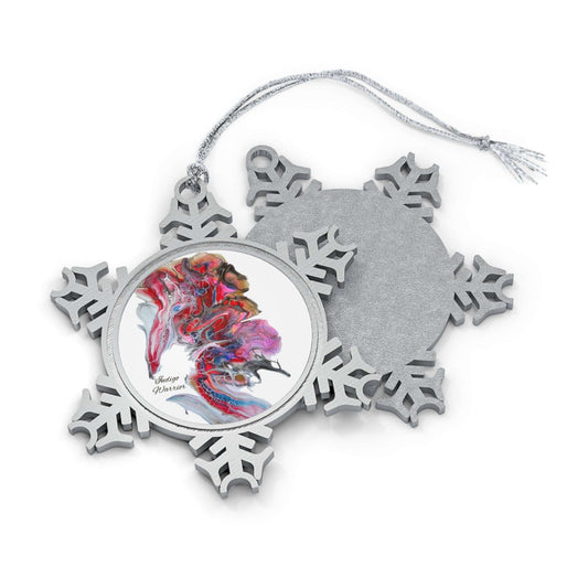Ornament Pewter Snowflake 'Mumma Boon' Christmas Decoration