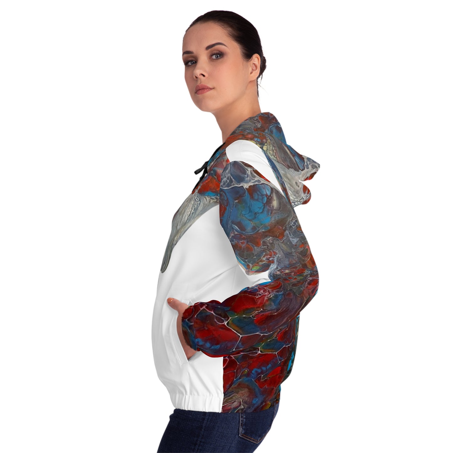 Sudadera con capucha y cierre completo Indigo Warrior