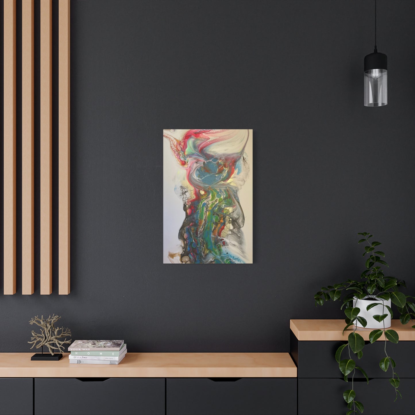 Impression sur toile - Impression fluide « Miss Rhino »
