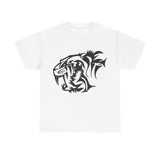 Unisex Tee - Indigo Warrior Tribal Tiger Print