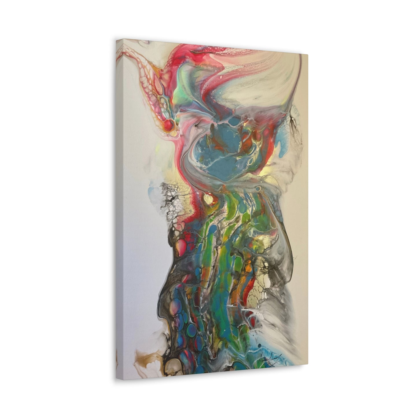 Impression sur toile - Impression fluide « Miss Rhino »