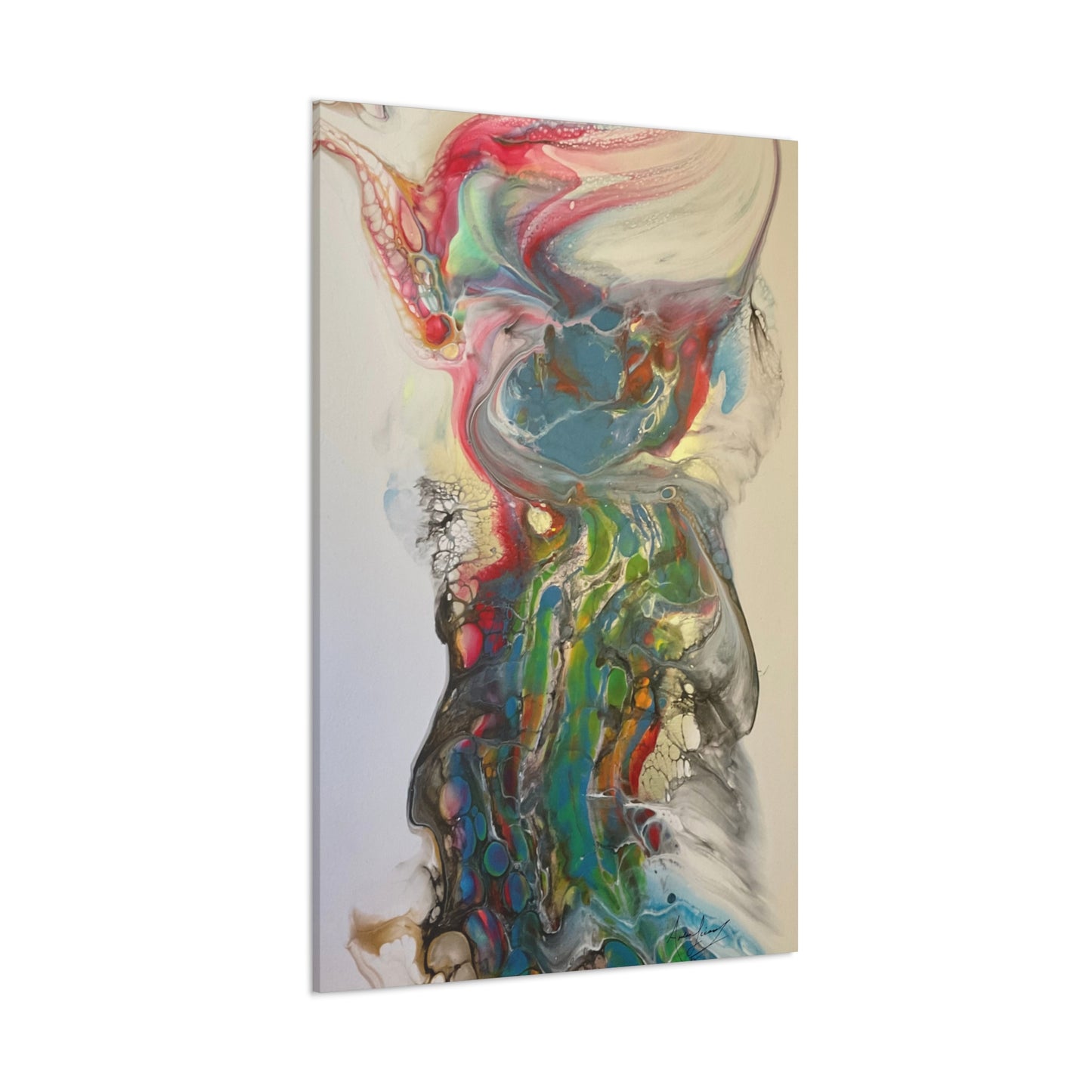 Impression sur toile - Impression fluide « Miss Rhino »